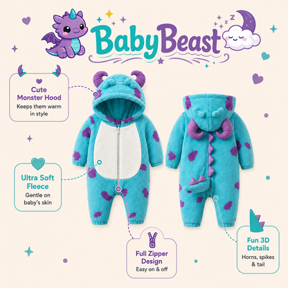 BabyBeast™ — Cozy Monster Onesie