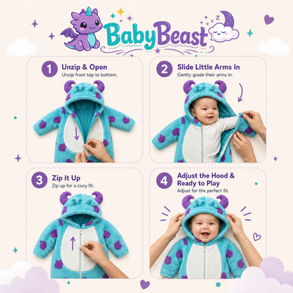BabyBeast™ — Cozy Monster Onesie